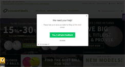 Desktop Screenshot of lostgolfballs.com